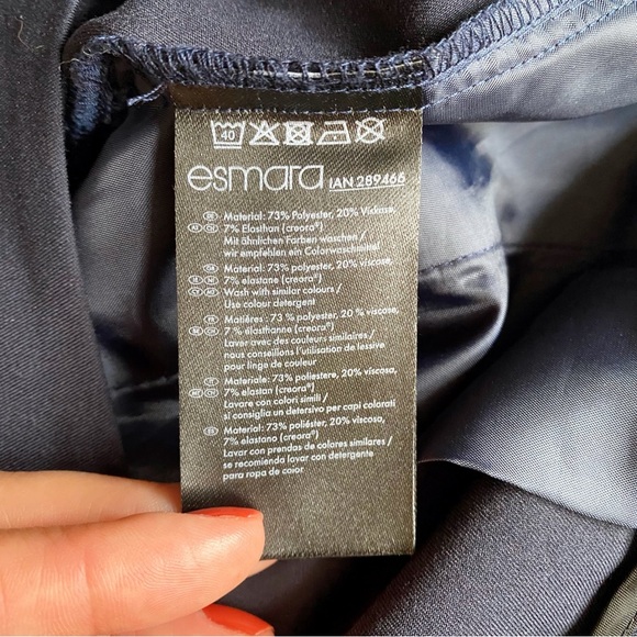 💙 ESMARA NAVY STRAIGHT LEG TROUSERS! - Picture 12 of 13